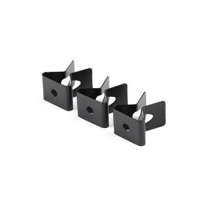 Custom Manufacture Stamping Parts Forming Wide Base Tool Terry Open Metal Spring Clamps