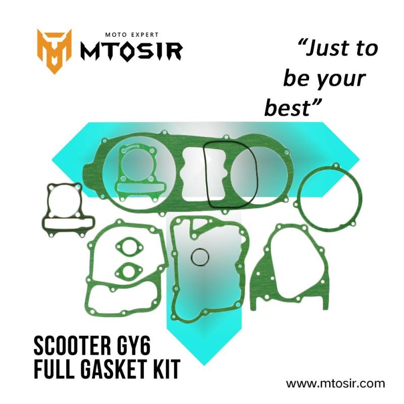 Mtosir Motorcycle Part Gy6 Model Full Gasket Kit High Quality Professional Motorcycle Transmission Parts for Scooter Gy6