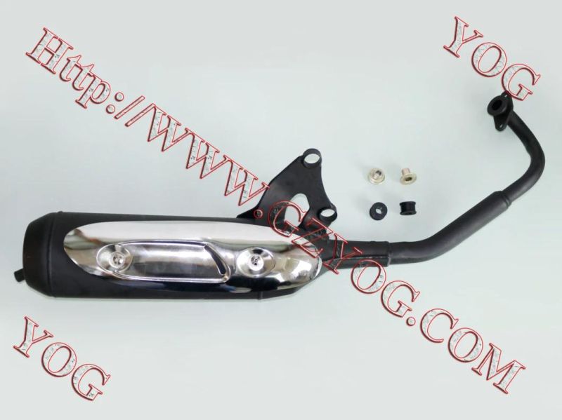 Yog Motorcycle Spare Parts Exhaust Pipe Muffler Assy for An125, Gxt200, Bajajboxer