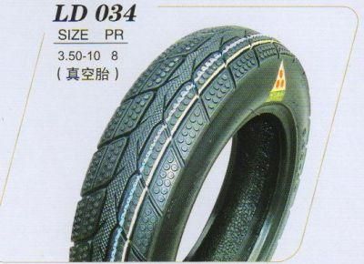 DOT Aproved Scooter Tubeless Motorcycle Tire for America Market (3.50-10)
