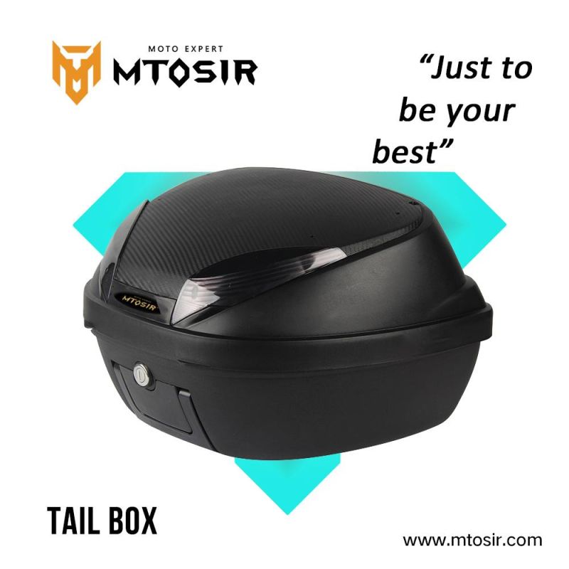 Mtosir High Quality Universal Motorcycle/Scooter Tail Box Helmets Box Luggage Box Rear Box Plastic Motorcycle Accessories Case Box