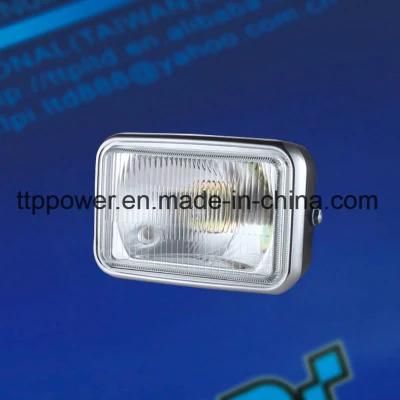 Zj125 Motorcycle Spare Parts Motorcycle Iron Headlight 12V35/35W Headlamp