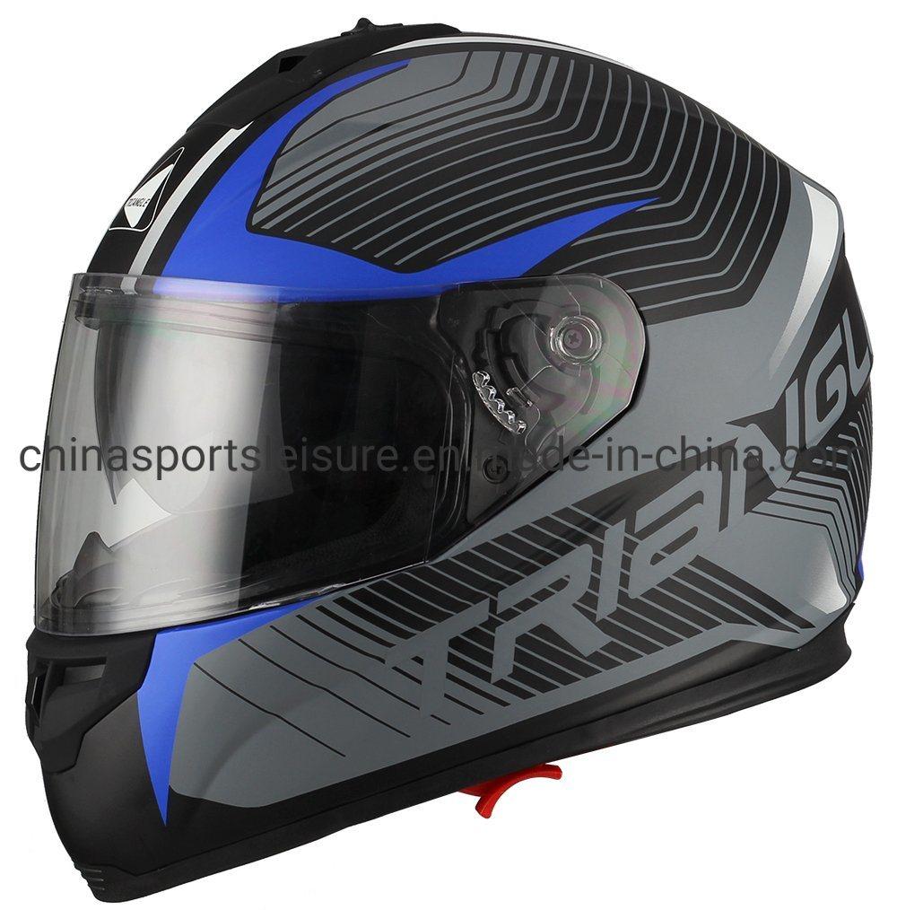 Double Lens Full Face Motorcycle Helmet with New Graphic and ECE Certification