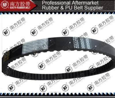 Motorcycle Automotive Parts Tangential Agricultural Rubber Raw Edged Cogged Industrial Wrapped Banded Ribbed Timing Poly Power Scooter V Belt