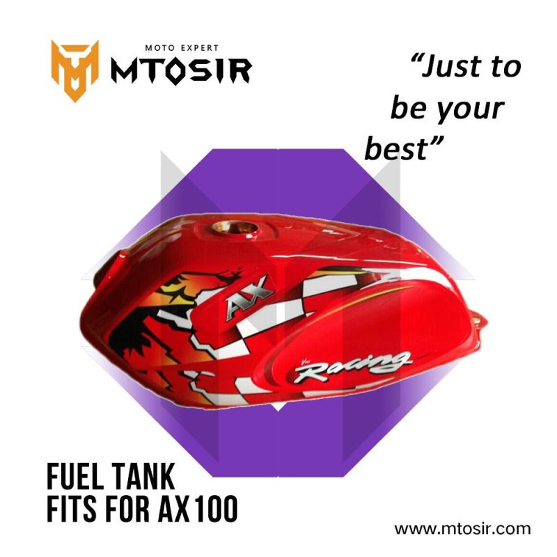 Mtosir High Quality Fuel Tank for Suzuki Ax100 Akt Ak100s Fuel Tank Oil Tank Gas Container Chassis Frame Parts Motorcycle Spare Parts