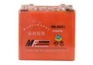 12n9l-BS (GEL) Battery Motorcycle Parts Motorcycle Battery 12V9ah/10hr