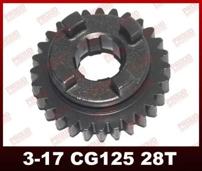 Cg125 Gear 28t/20t Motorcycle Gear Cg125 Spare Parts