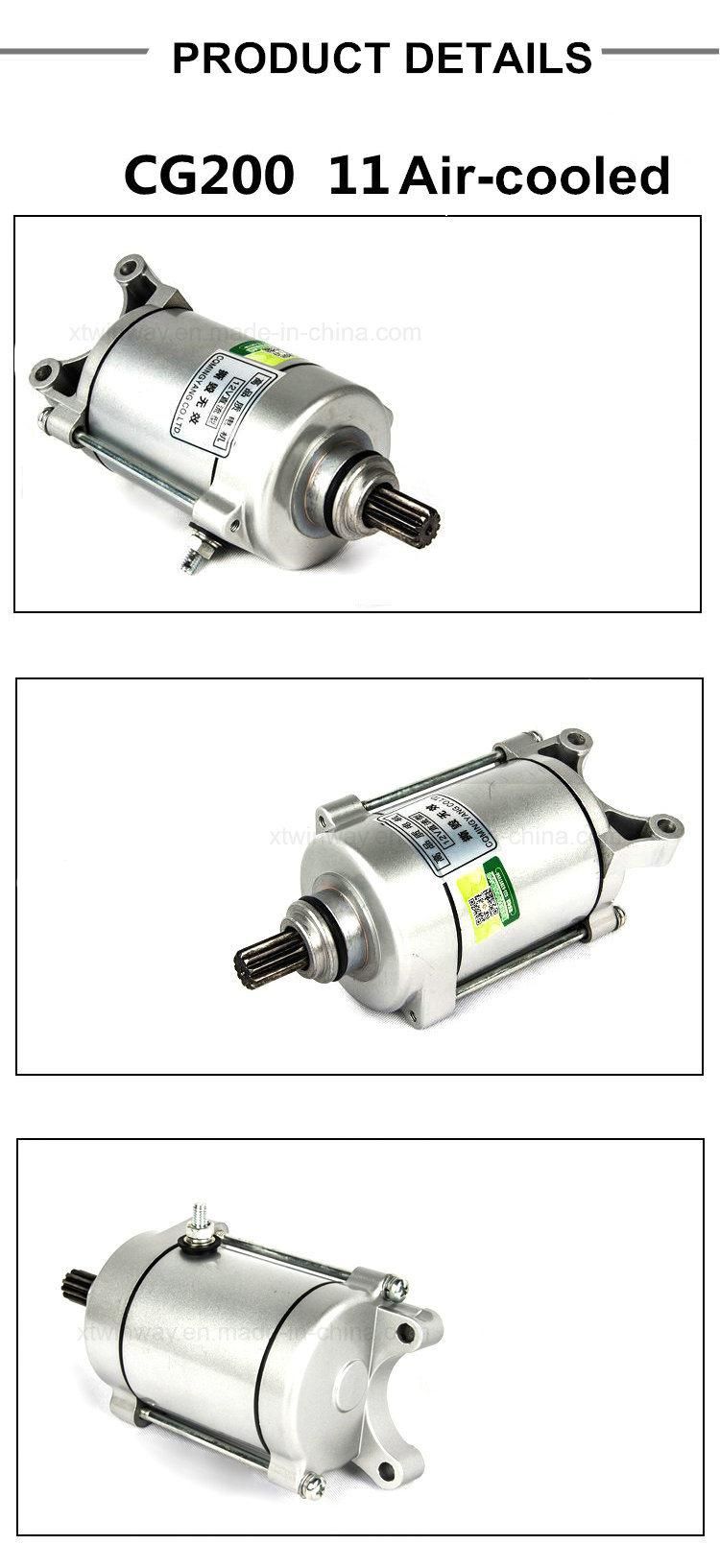 Ww-8839 12V Motorcycle Parts Starter Motor for Cg200 11t
