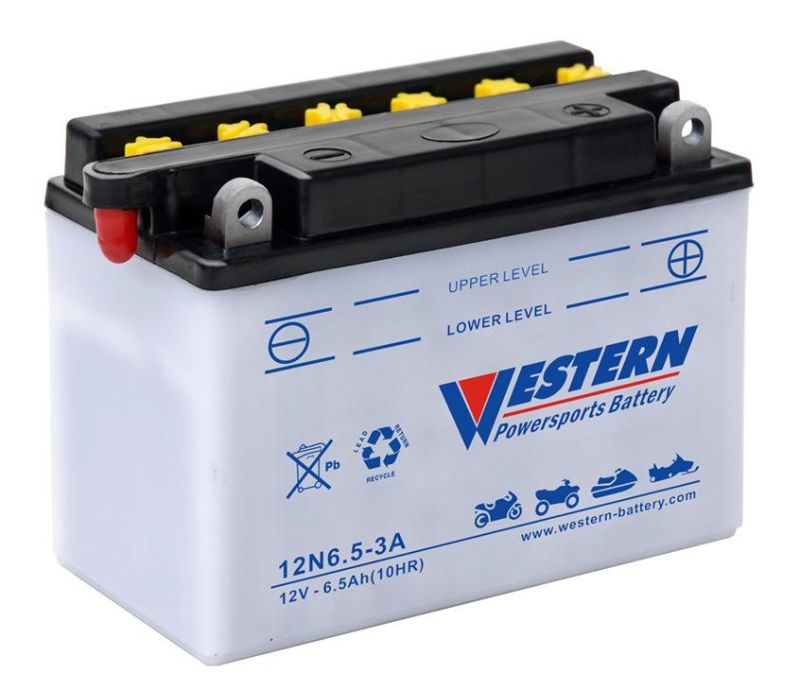 12n6.5-3A Dry Charge Cell Motorbike Motorcycle Battery 12V 6.5ah