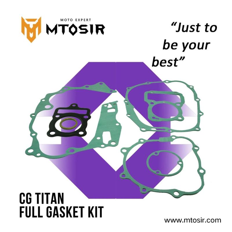 Mtosir Motorcycle Part Cg Titan Model Full Gasket Set High Quality Professional Motorcycle Full Gasket Set