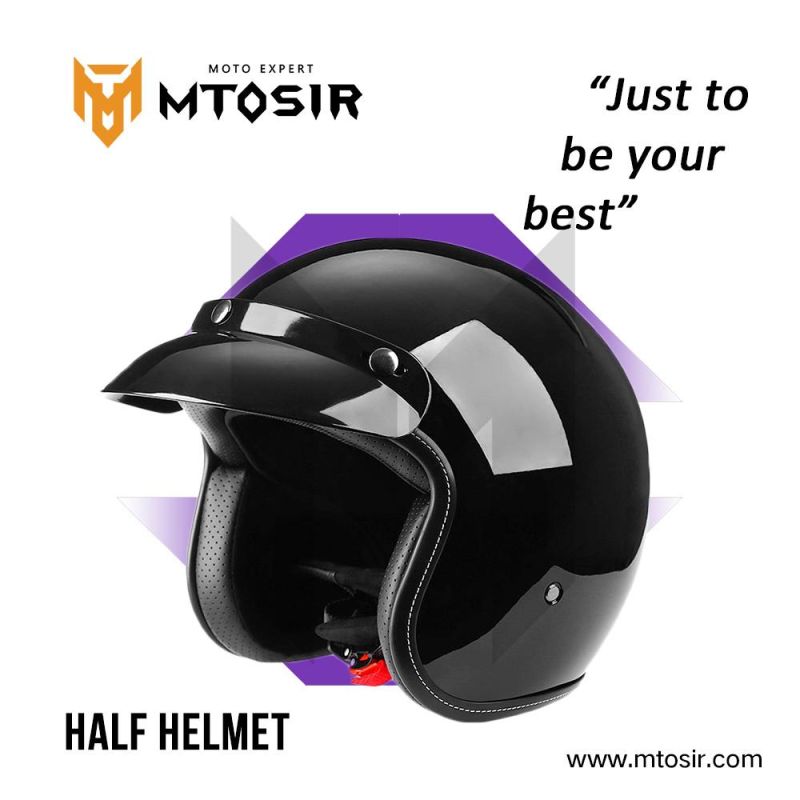 Mtosir Half Helmet High Quality Universal Motorcycle Scooter Dirt Bike Bicycle Safety Sunshade Half Face Helmet