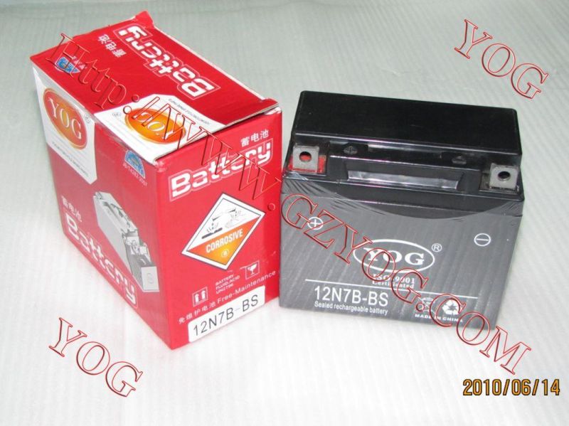 Yog Motorcycle Power Supply Recharge Battery for 6n4-BS, 12n7a-BS, 12n5-BS