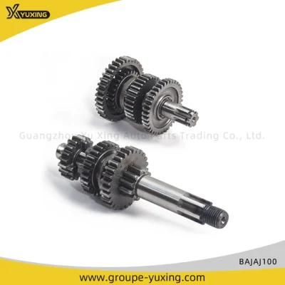 Motorcycle Parts Transmission Set Main and Counter Shaft for Bajaj