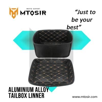 Mtosir High Quality Aluminium Alloy Tailbox Liner Tail Box Inner Pad Rear Box Inside Liner Protector for 45L