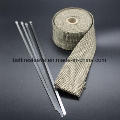 Motorcycle Exhaust Heat Resistant Titanium Thermal Wrap