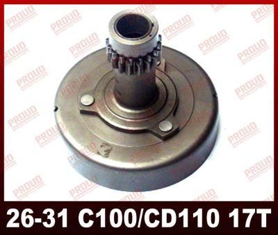 CD110/C100 Primary Clutch 17t Motorcycle Clutch CD110 Motorcycle Spare Parts