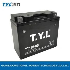 Tyl Yt12b-BS 12V10ah Maintenance Free Lead Acid Motorcycle Battery