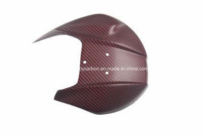 Carbon Fiber Red Motorcycle Exhaust Cover for Ducati Panigale 1199