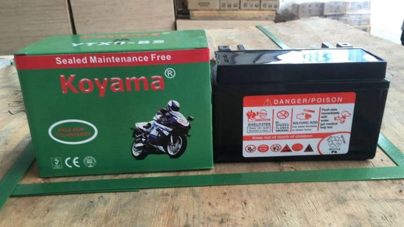 Ytx7a -BS 12V7ah High Quality Maintenance Free Motorcycle Battery