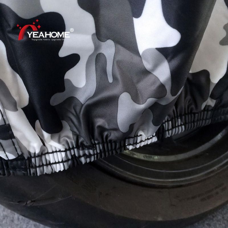 Camouflage Printing Outdoor Motorcycle Cover Fleece Inside Protection