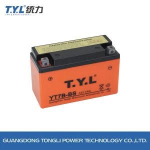 Tyl Yt7b-BS 12V6h Maintenance Free Lead Acid Motorcycle Battery OEM Orange Color
