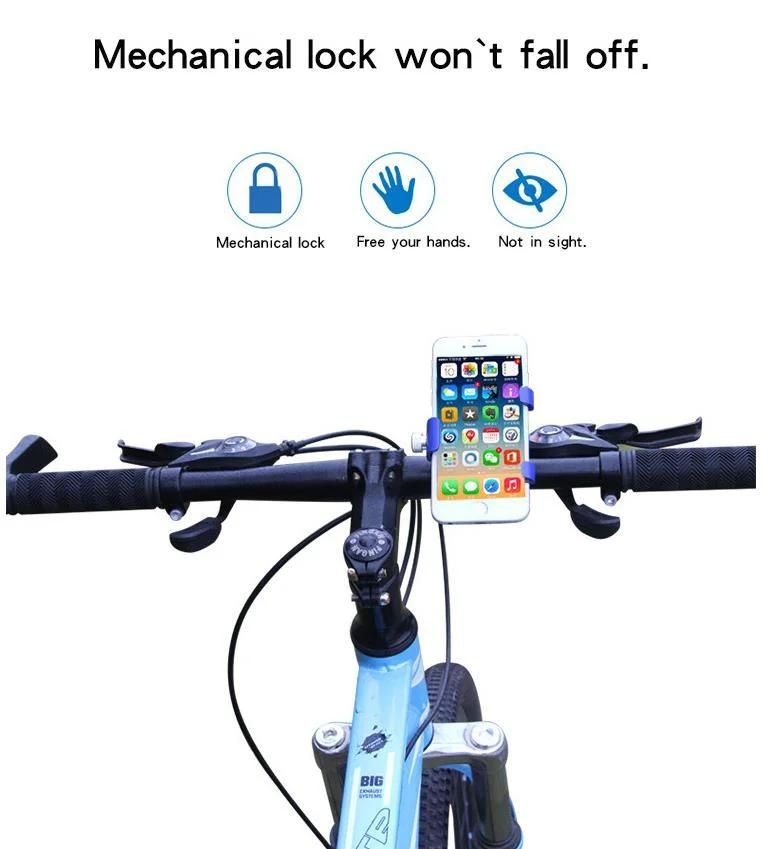 Bicycle Aluminum Alloy Mobile Phone Holder Electric Car Motorcycle Fixed Navigation Mountain Mobile Phone Holder