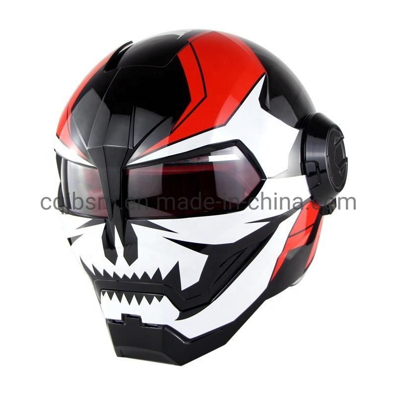 Cqjb High Quality ABS Unveiled Multi-Color Motorcycle Full Face Helmet