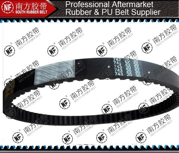 Motorcycle Agricultural Rubber Cogged Industrial Wrapped Banded Auto Transmission Synchronous Tooth Drive Ribbed Tangential Timing Poly Power Scooter V Belt