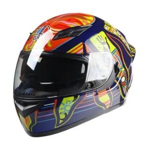 High Impact Resistance DOT ABS Full Face Motorcycle Helmet Comfortable
