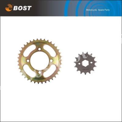 High Quality Motorcycle Parts Sprocket Set for Honda Cgl125 Cc Motorbikes