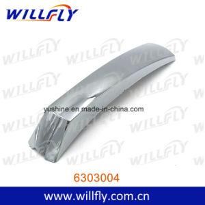 Vespa Mudguard Crest Plastic Part Silver Carbon