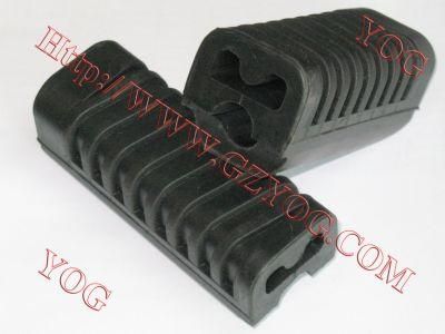 Motorcycle Spare Part Front Footrest Rubber for Bajaj Boxer, CB125ace, Tvs Star