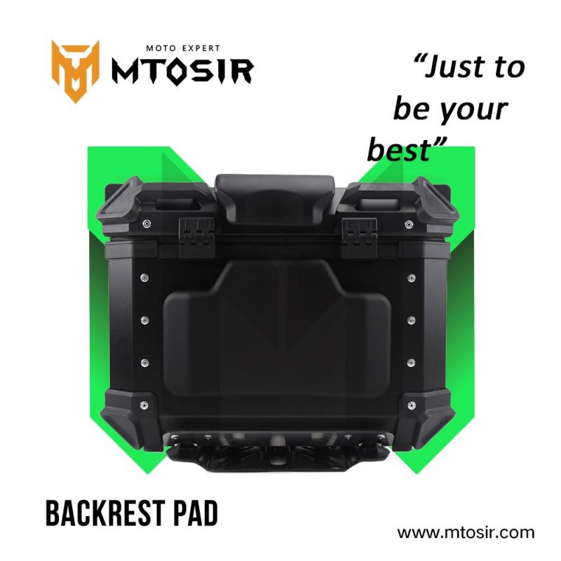Mtosir High Quality Backrest Pad Set Universal Motorcycle Scooter Cushion Rear Confortable Pad Passenger Back Pad