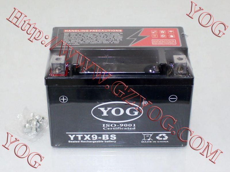 Yog Motorcycle Power Supply Recharge Battery for 6n4-BS, 12n7a-BS, 12n5-BS