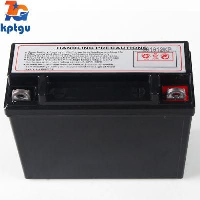 12n7-12V7ah Longer Lifespan AGM Rechargeable Lead Acid Motorcycle Battery