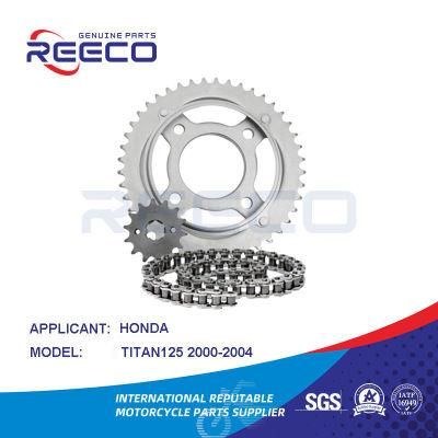 Reeco OE Quality Motorcycle Sprocket Kit for Honda Titan125 2000-2004