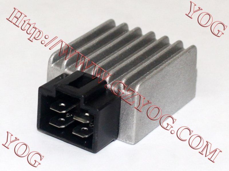 Yog Motorcycle Spare Parts Voltage Rectifier 6V 1 Alambre Eco-100 Ax100
