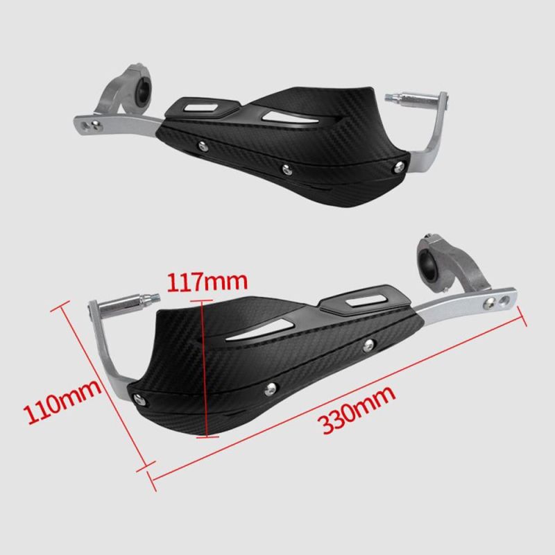 Motorcycle 7/8 Inches 22mm Handlebar 28mm Handguards Windproof Motorcycle Hand Guard for Moto Handlebar Dirt Bike Mx