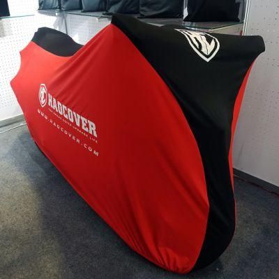 Luxury Indoor Motorcycle Cover Elastic Breathable Dust-Proof Bike Cover