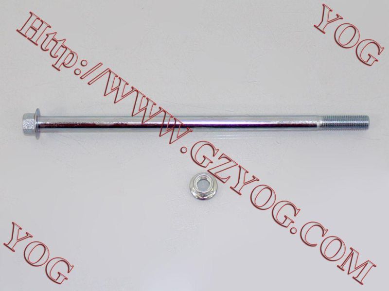 Yog Motorcycle Spare Part Rear Wheel Axle for Tvs Star (10X220) Bajaj Boxer (10X240) Tvs Star Hlx125 (12X218)