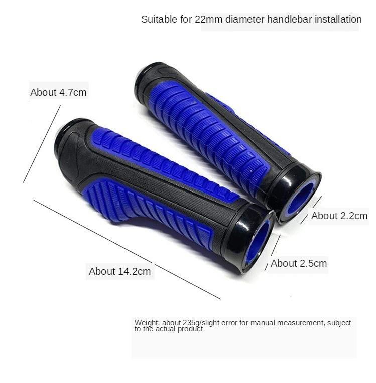 Motorcycle Slock-on Grip Handle Bar Rubber Grip Set