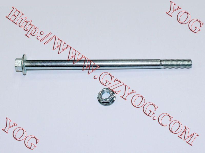 Yog Motorcycle Spare Part Rear Wheel Axle for Tvs Star (10X220) Bajaj Boxer (10X240) Tvs Star Hlx125 (12X218)