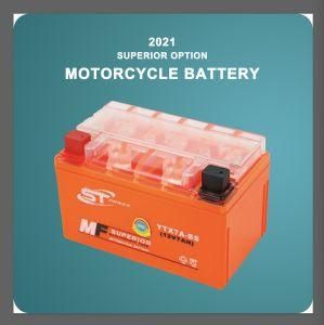 Robust Motorcycle Battery Advanced Assembly Technology Ytx7a-BS 12V 7ah Gel