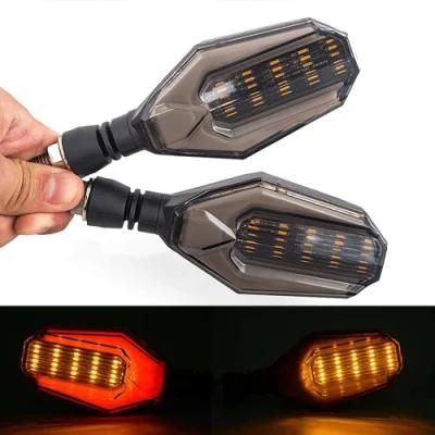 LED SMD Front Rear Turn Signals Light Blinker Amber Indicator Custom Motorbike Lights