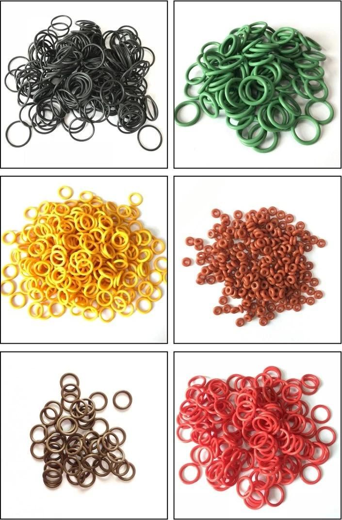 Customized OEM NBR EPDM FKM Cr Sil Silicone Rubber Seal Part Rubber O-Ring