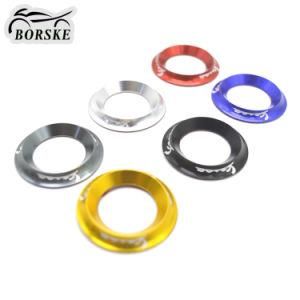Borske Motorcycle Ignition Cover Trim Switch Lock Ring Protection Cap for Vespa