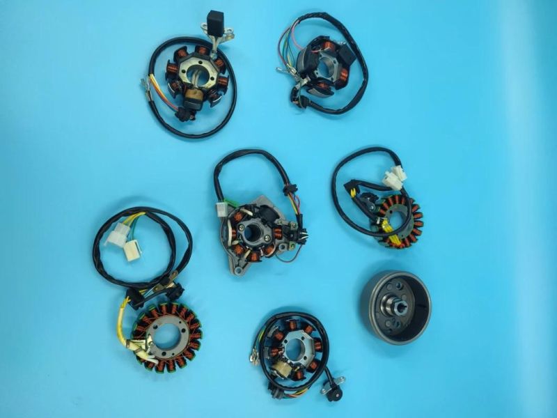 Motorcycle Spare Parts Accessories Morex Genuine Coil Stator & Rotor Magneto Cg200 Original Suzuki YAMAHA Bajaj Vespa