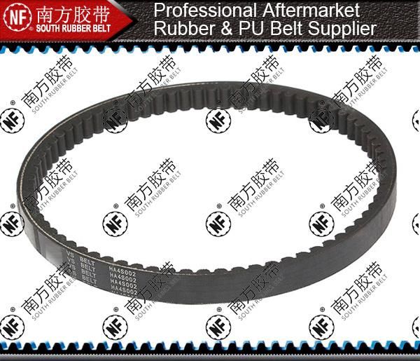 Motorcycle Scooter Rubber Raw Edged Cogged Banded Transmission Synchronous Tooth Drive Ribbed Automotive Parts Tangential Timing Poly Power V Belt
