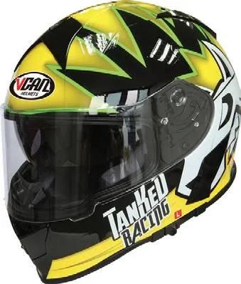 On-Road Integral Helmet with Sun Visor Road Racing Full Face Motorcycle Helmet Double Visor Solar Helmet Men Women Unisex
