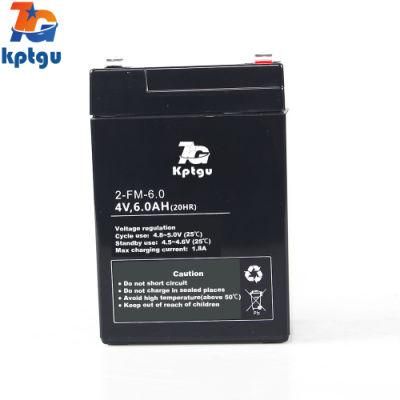 4V6ah AGM Scooter Battery Rechargeable Lead Acid Motorcycle Battery